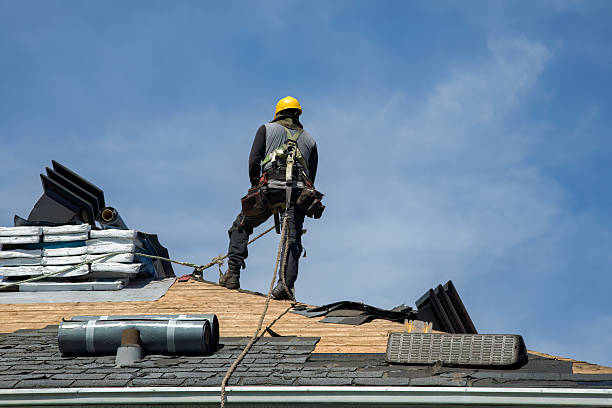 Professional Roofing technician working in Kent, NY
